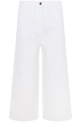 Wide Leg Cropped Jeans
