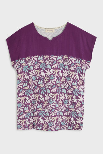 Autonomy – Dobby Yoke Printed T-Shirt