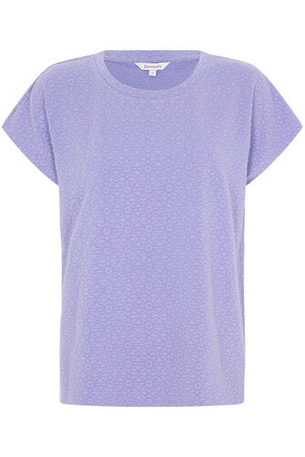 Daisy Print Jacquard T-Shirt
